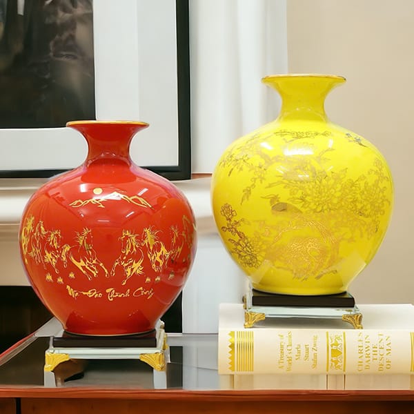 Bình Tài Lộc Bát Tràng Mã Đáo Thành Công