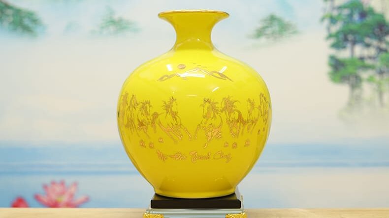 Bình Tài Lộc Bát Tràng Mã Đáo Thành Công4