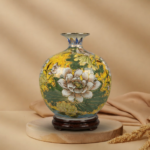 Bình Hút Lộc Liên Hoa Cát Tường Vẽ Vàng 24K